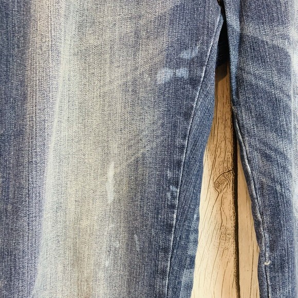 Womens ROCK 47 Wrangler Low Rise Embroidered Medium Wash Blue Jeans Size 11/12 - Picture 3 of 13
